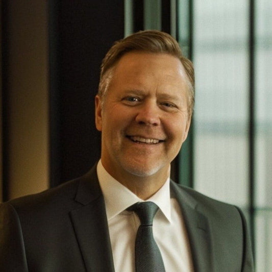 Smiling man in business suit