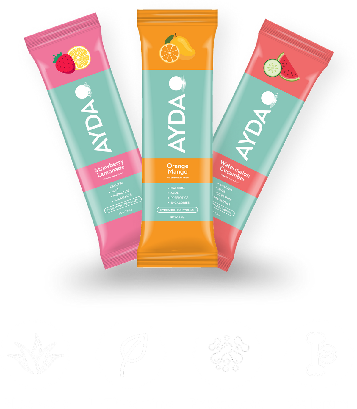 L-Theanine, Prebiotics, Calcium, and Aloe Vera