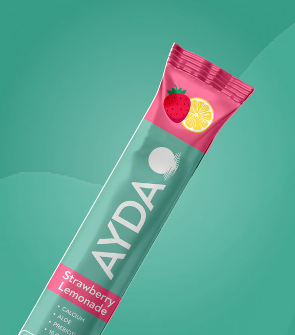 Package of Strawberry Lemonade Ayda