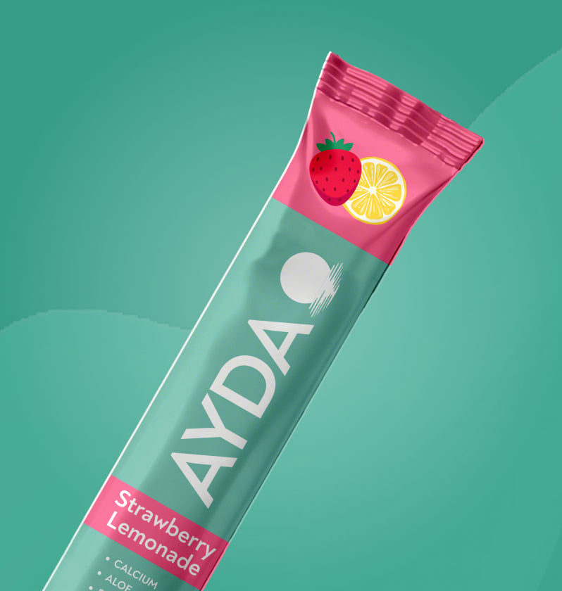 Package of Strawberry Lemonade Ayda
